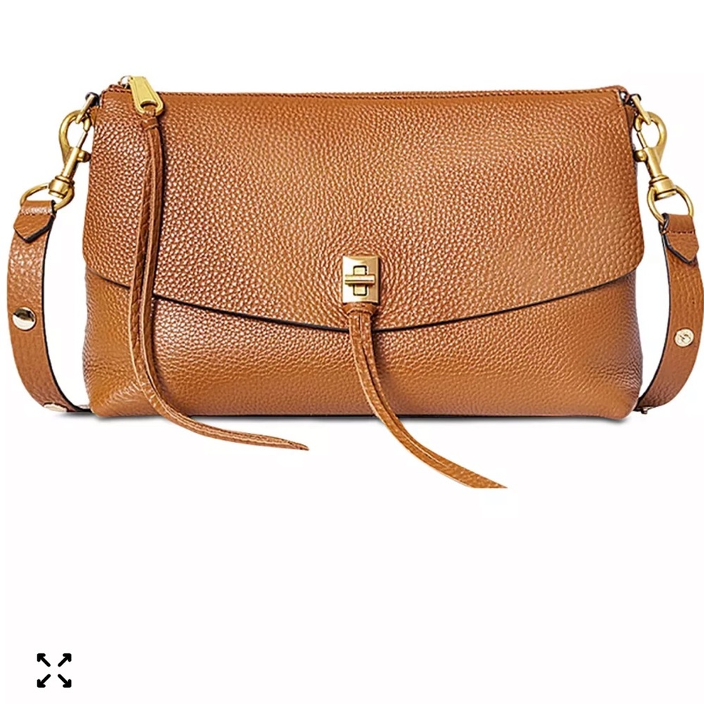 Rebecca Minkoff Darren Small Leather Top Zip Crossbody